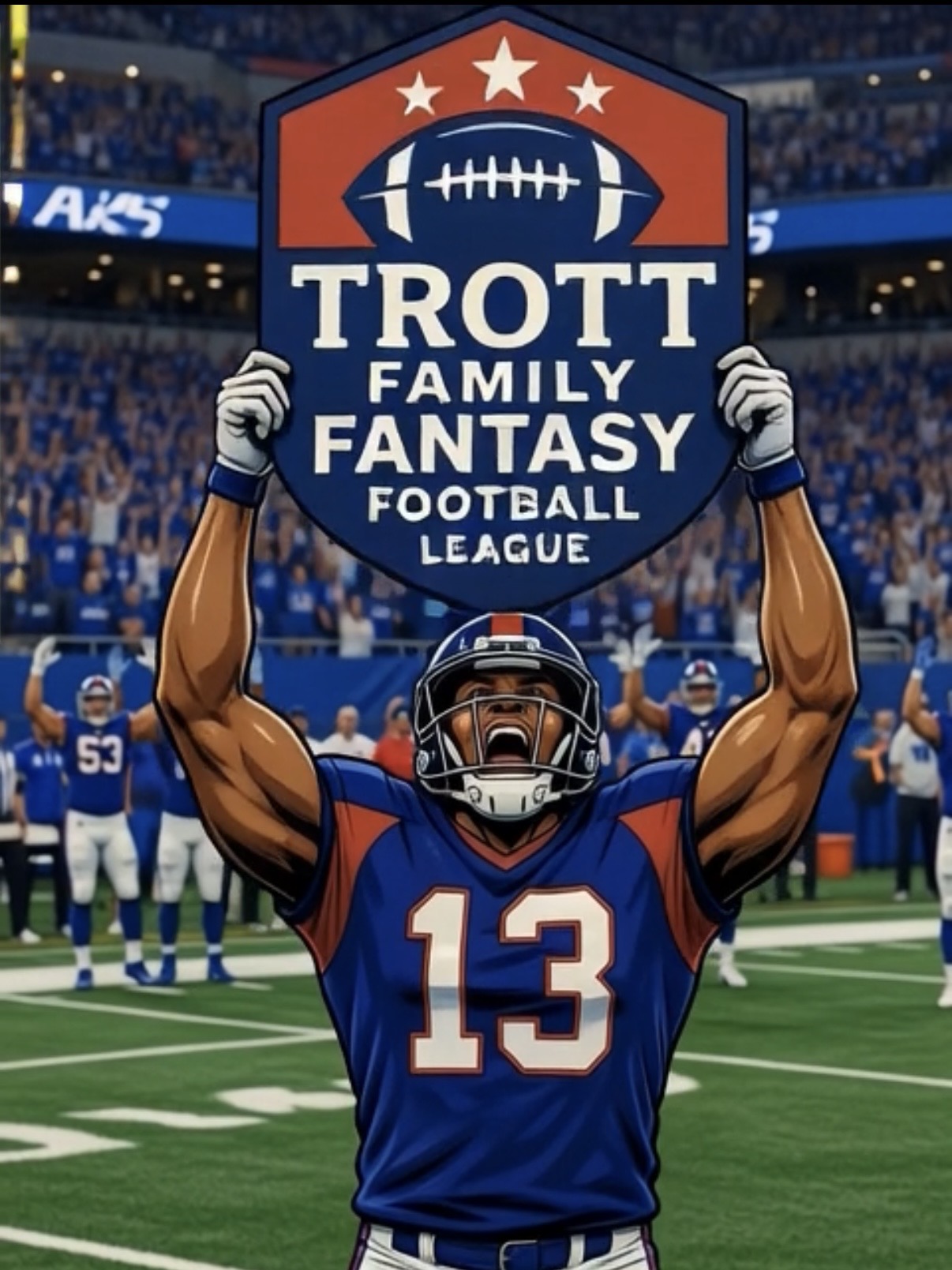 2026 Trott Family Fantasy Football League logo